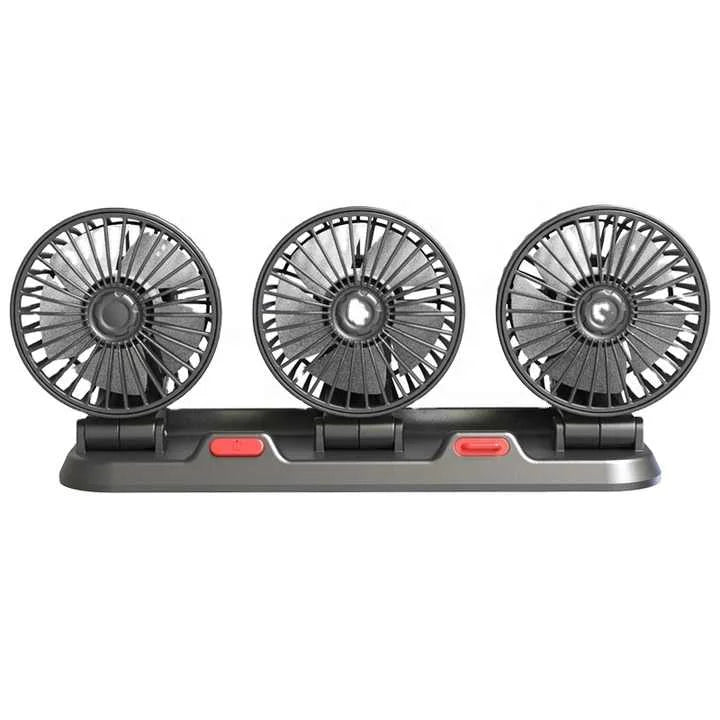 Ventilador de Triple Cabezal Plegable