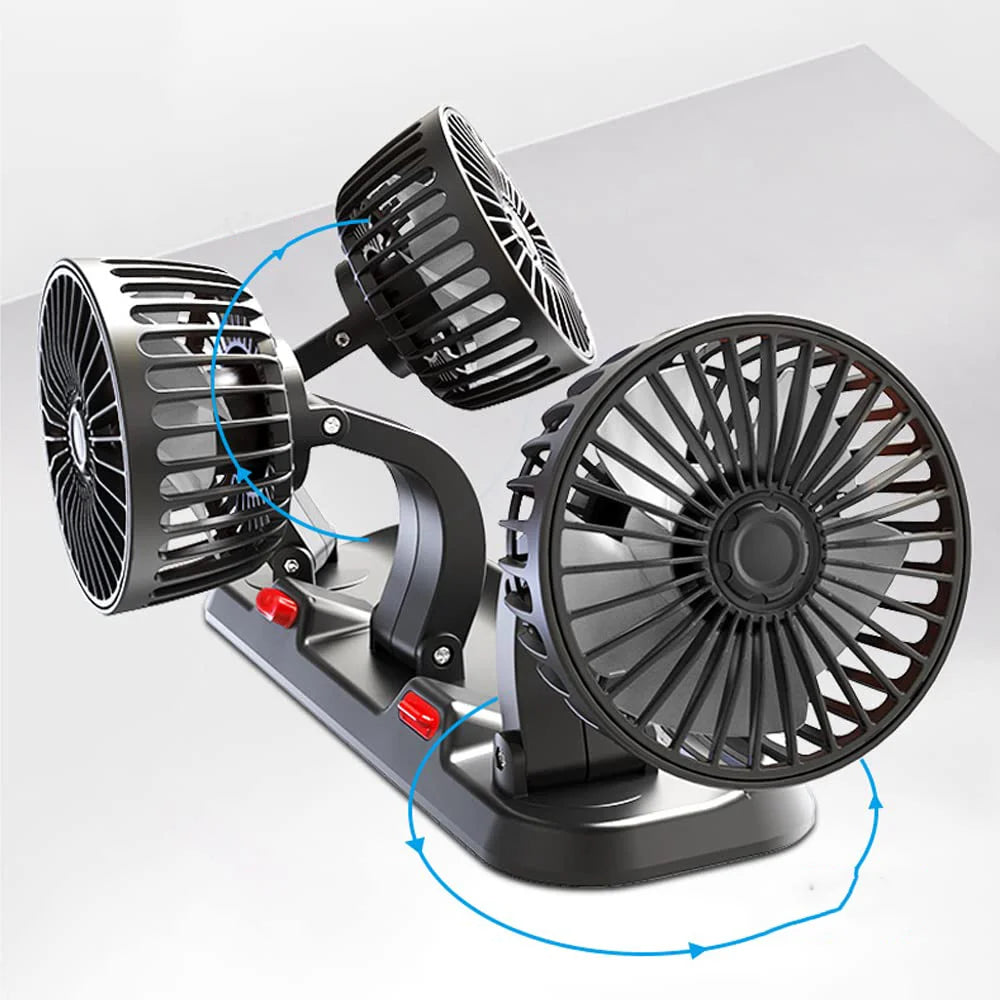 Ventilador de Triple Cabezal Plegable