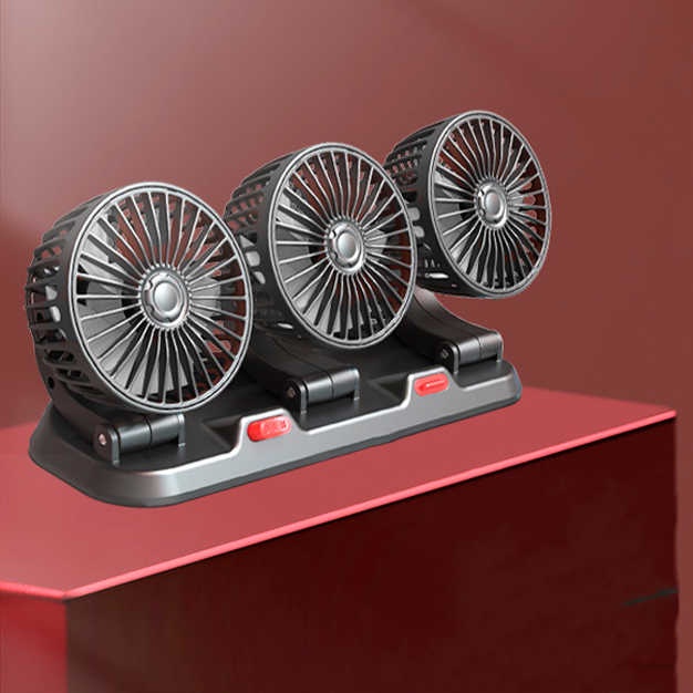 Ventilador de Triple Cabezal Plegable