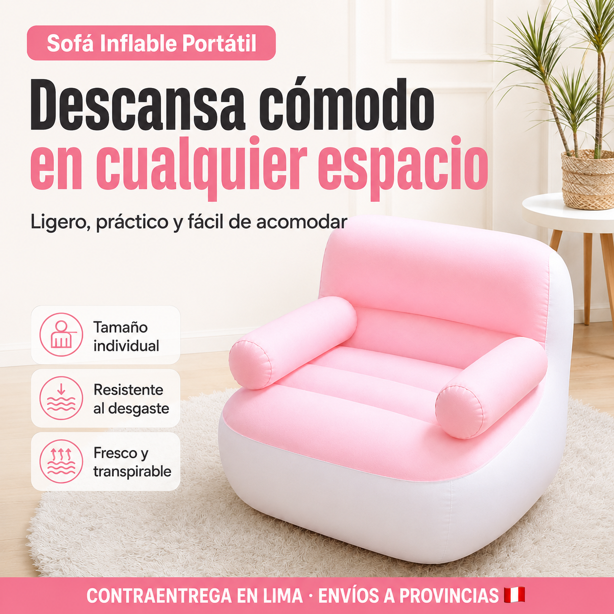 Sofá Inflable Portátil