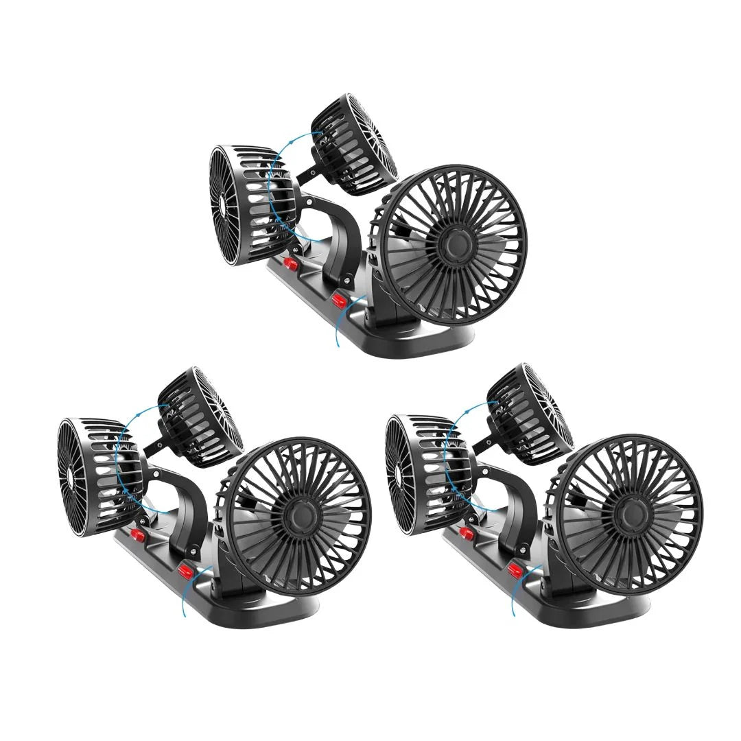 Ventilador de Triple Cabezal Plegable