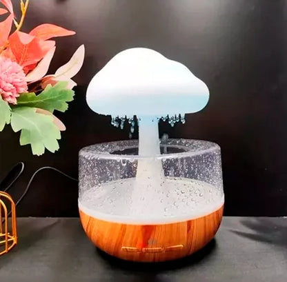 Humidificador y Lámpara relajante con forma de nube