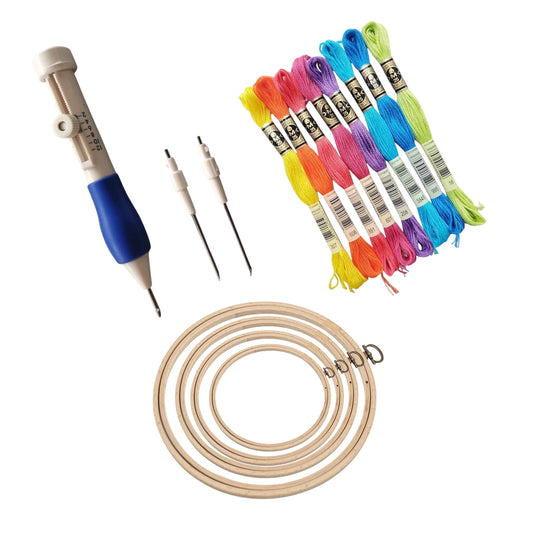 Kit de bordado con aguja mágica + E-BOOK digital