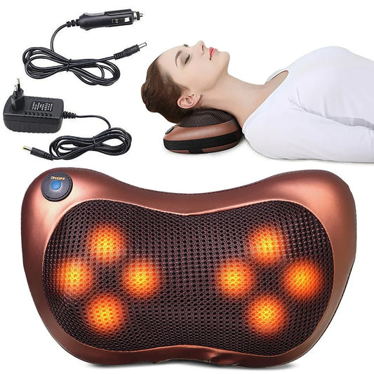 Almohada Masajeadora Shiatsu con Calor Terapéutico