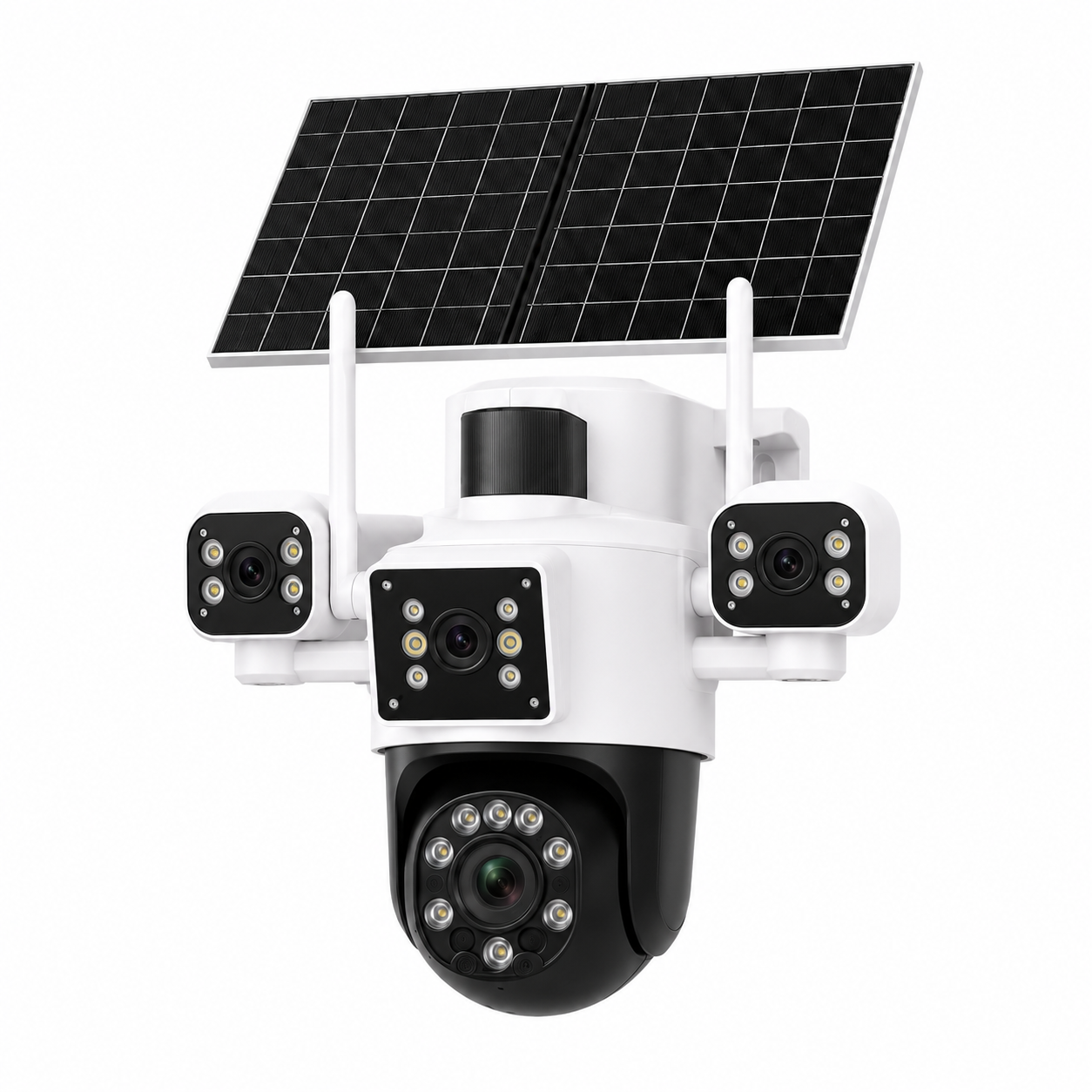 Cámara Solar con Chip de 4 lentes