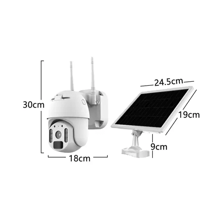 Camara IP Solar 360° Mega Pro