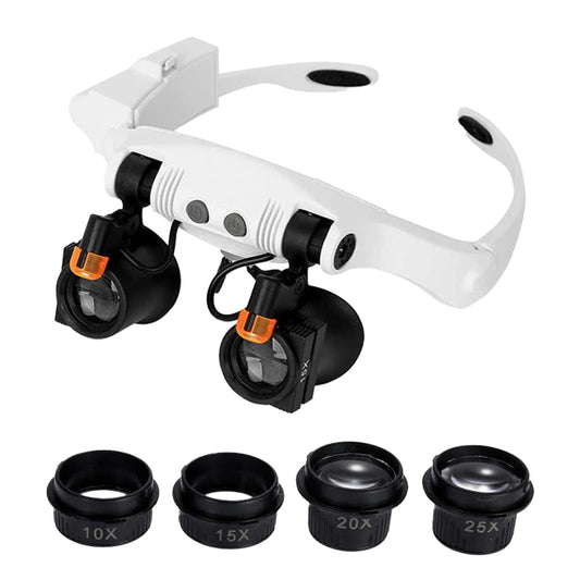 Gafas Lupa con Luz Led