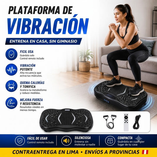 PLATAFORMA DE VIBRACION FITNES